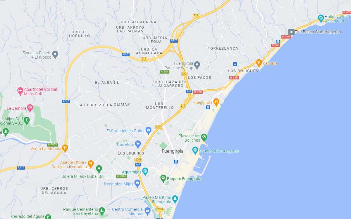 fuengirola-map-street-map-and-location-of-places-of-interest